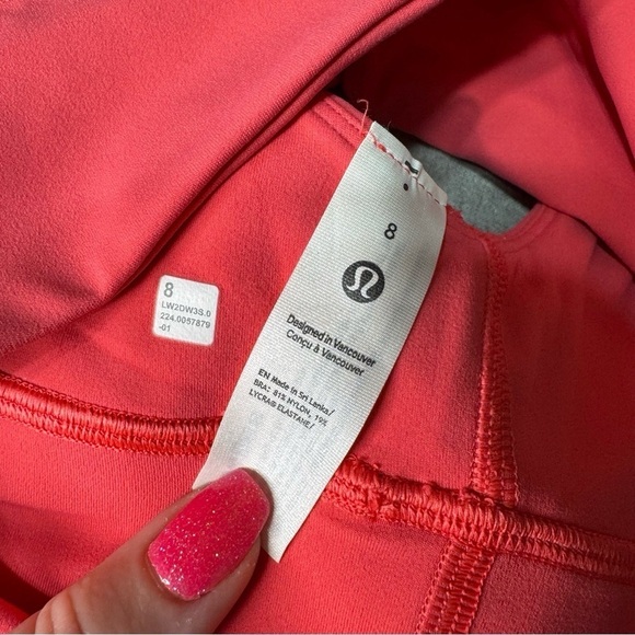 Lululemon Align V-Neck Bra A/B Cup Glazed Pink Size 8 NWT - Picture 10 of 10